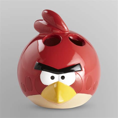 Angry Birds Ceramic Toothbrush Holder .